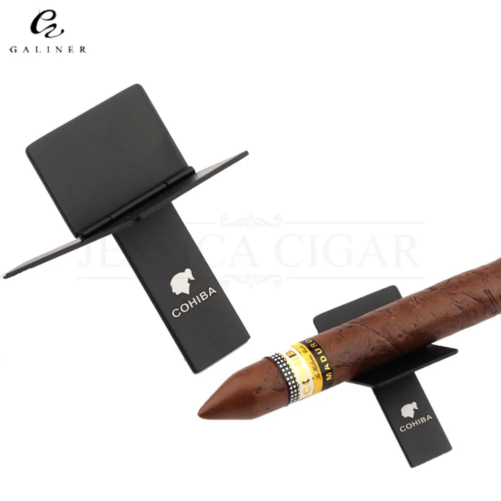 Пепельница для сигар COHIBA подставка из нержавеющей стали металлическая упаковка