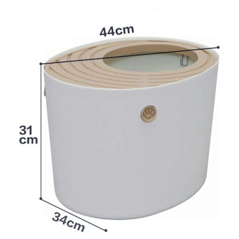 Cat Sandbox Kitten Litter Box Indoor Semi-Closed Tray Toilet Bedding Training Detachable Bedpan For Small Medium Pet Accessories Cat Sandbox Kitten Litter Box Indoor Semi-Closed Tray Toilet Bedding Training Detachable Bedpan For Small Medium Pet Accessories