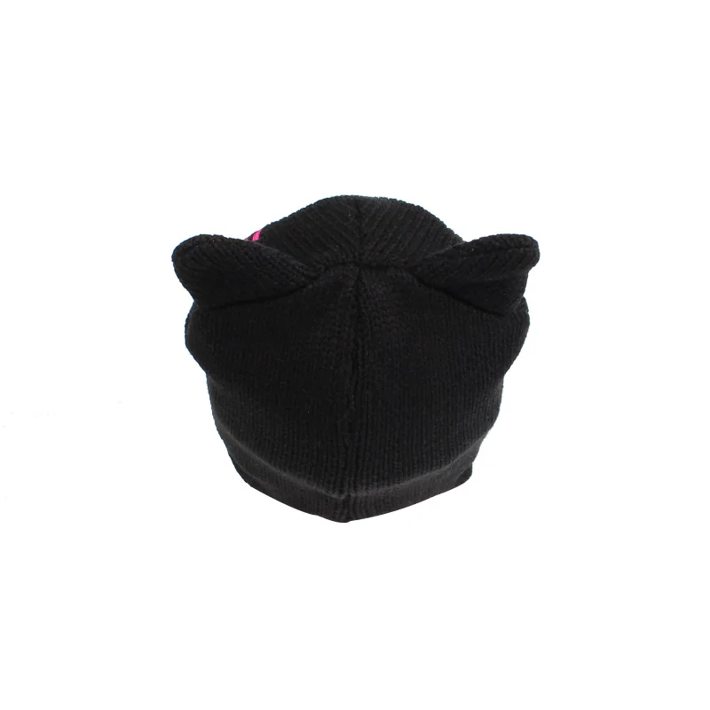 Thick Embroidery Beanie Hats For Girls Cat Baby Winter Hats For Boys Big Eye Velvet Kids Earflap Hat With Ears Photography Props (6)