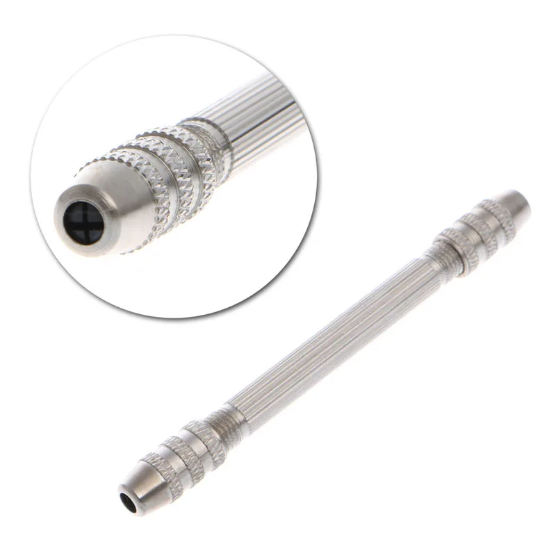 

Useful Steel Double Spiral End Pin Vise Tong For Jewelry Craft Hobby Drill Toolt15