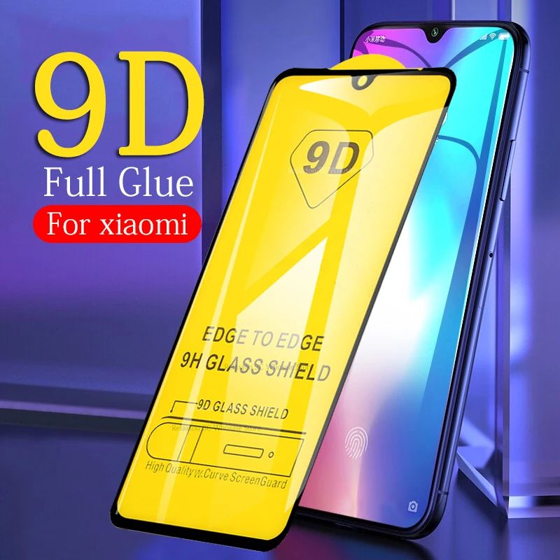 9D полностью проклеенное закаленное стекло для xiaomi mi 9 se 8 a2 lite pocophone F1 защитное стекло на siao mi xio mi redmi note 6 7 pro 6a пленка