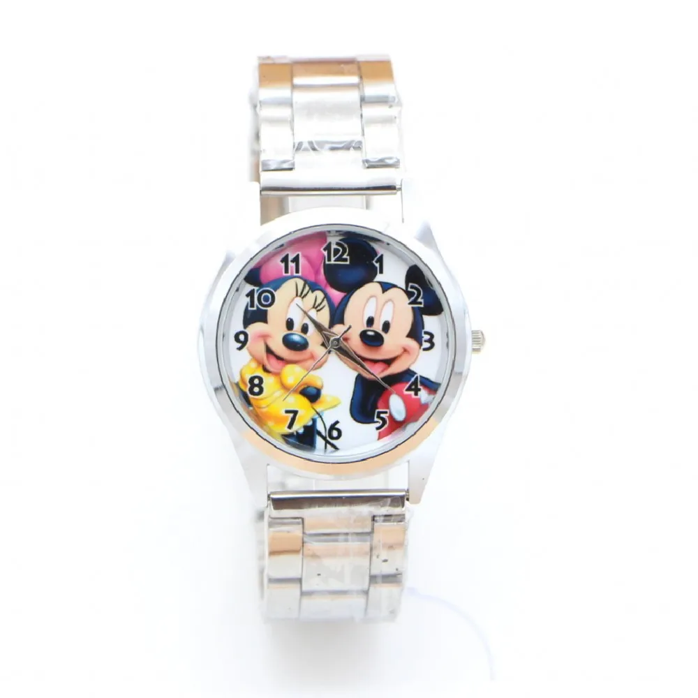 Watches Kids Girls Minnie Clock Stainless-Steel Fashion Womens Cute Luxury Relogio New