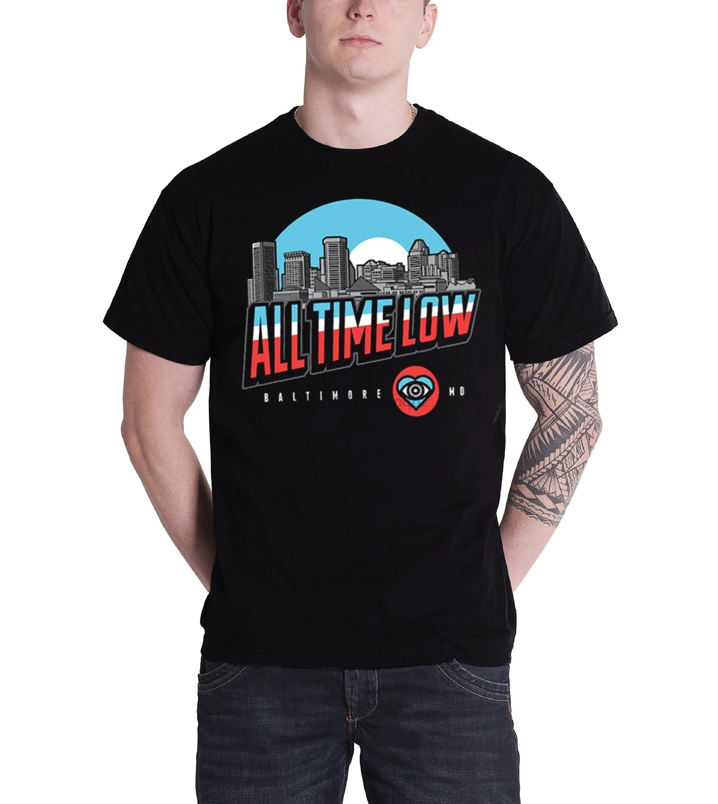 

All Time Low Band Logo Baltimore Mens Black T Shirt