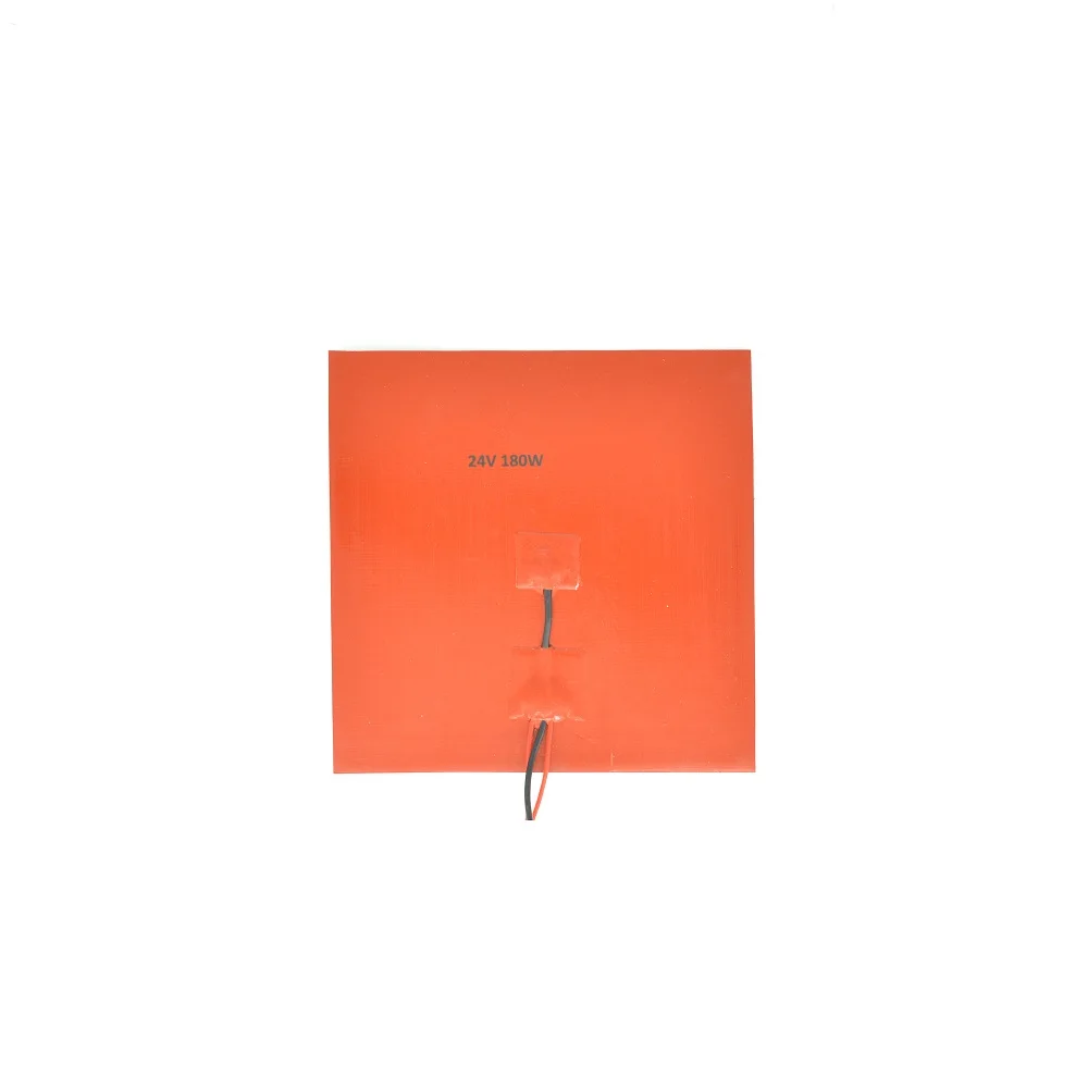 

24V 200mm square silicone rubber flexible heater pad