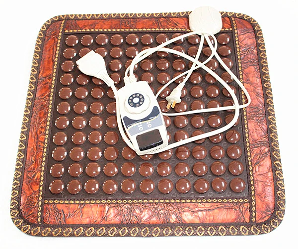 Free Shipping for Jade Germanium Stone Mat Jade Heating Mini Mat Heated Pad Cushion Tourmaline