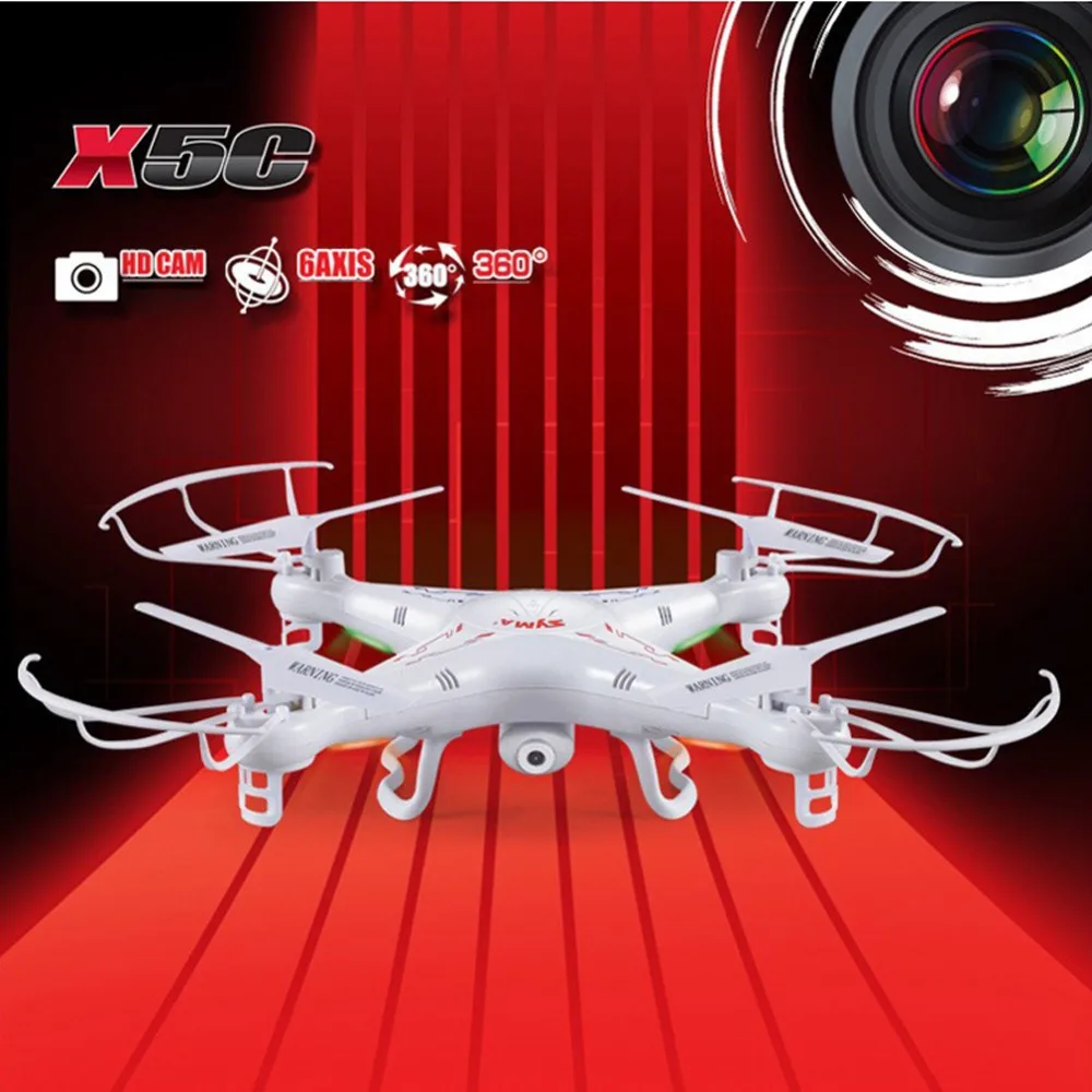 SYMA X5C X5C-1 2MP HD FPV 2MP kamery 2.4 GHz 4CH 6 osi helikoptera RC Quadcopter helikopter dron RC dron do zabawy z kamera SYMA X5C X5C-1 2MP HD FPV 2MP kamery 2.4 GHz 4CH 6 osi helikoptera RC Quadcopter helikopter dron RC dron do zabawy z kamera