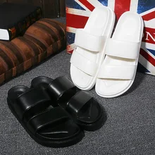 Новинка года; брендовые летние домашние тапочки для мужчин и женщин; нескользящие тапки-шлепанцы; Вьетнамки; пляжная обувь