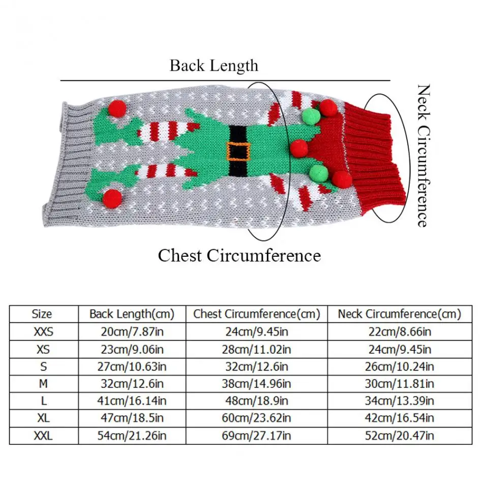Стиль, Рождественский маленький большой вязаный костюм для домашних животных, кошек, собак, джемпер, свитер, одежда для собак, Осенний теплый свитер