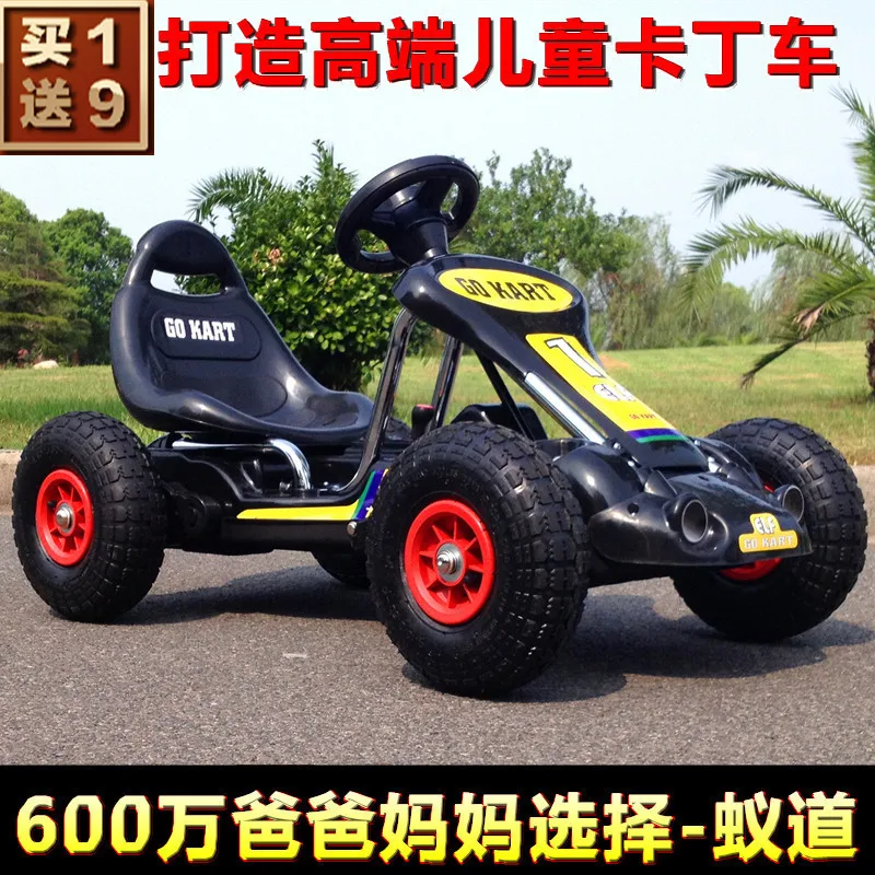 

The New Children's Electric Car Stroller Ant Road Karting Four Dual-drive Remote Control Toy Car Baby Child Can Sit
