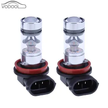 

2Pcs H8/H11 20SMD Car Fog Lamp Automobiles 100W LED Daytime Running Light Bulbs Auto Light-emitting Diode Headlight DRL