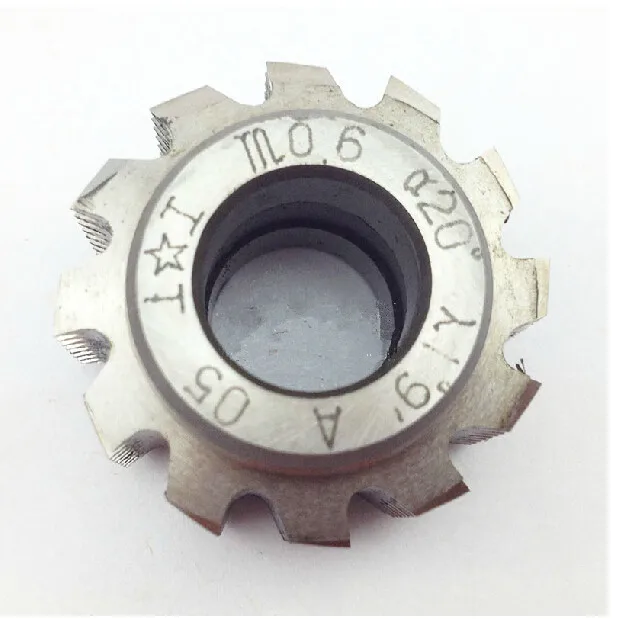 

Small module gear hob M0.6 D13MM Outside diameter of 25 mm 20 degree pressure Angle for sale