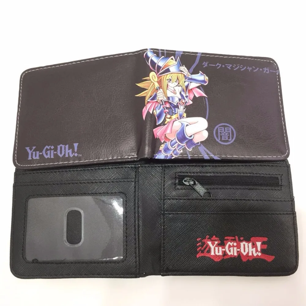 Кошелек Yu Gi Oh Дуэль монстров с логотипом двойной складной кошелек для мальчиков и