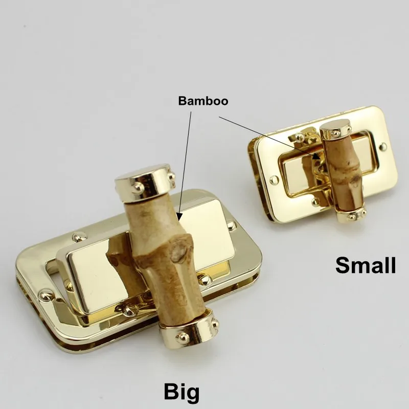20 комплектов и 10 комплектов, Новое поступление, аксессуары для сумок с замком, женская сумка, металлическая сумка с пряжкой, сумка с замком, бамбуковый замок