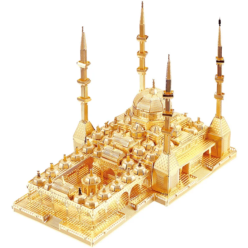 Piececool 3D Metal Puzzle Figure Toy The Heart Of Chechnya Mosque building Educational Models Gift Toys For Children | Игрушки и хобби