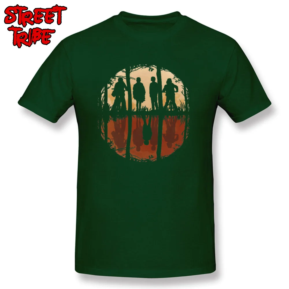 Customized Summer/Fall 100% Cotton O Neck Tops Shirts Short Sleeve Casual Tee-Shirts Discount Casual T Shirt Top Quality Friends Dont Lie Eleven Stranger Things dark