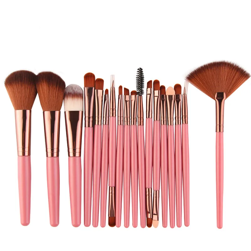 

15/18pcs Maquiagem Makeup Brushes Set Comestic Powder Foundation Blush Eyeshadow Eyeliner Lip Beauty Make up Brush Tools