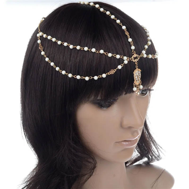 Buy Women Jewelry Gold Wedding Headdress Headband Head