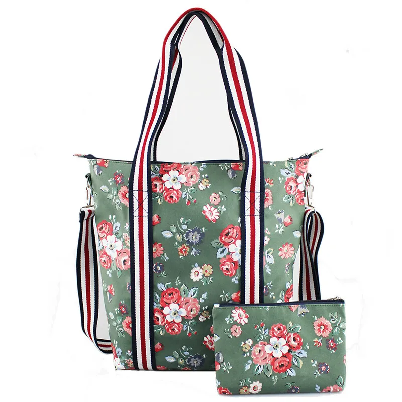 

AUTEUIL PAIRIS Floral Women Messenger Bags Cotton Fabric Handbag Ladies Casual Totes Big Capacity Shoulder Bags Shopping Bag