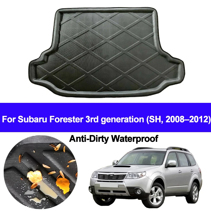 Car Rear Boot Cargo Liner Trunk Floor Carpets Tray Mats Pad Carpet For