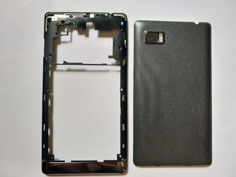 

New Middle Frame Battery Door Back Cover Housing Case For Lenovo K910 With Antenna+Camera Lens