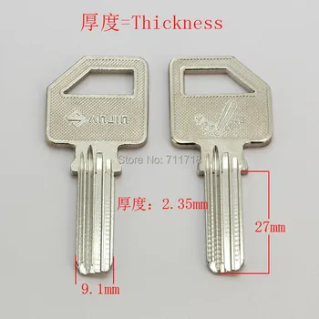 

B191 House Home Door Empty Key blanks Locksmith Supplies Blank Keys 10 pieces/lot