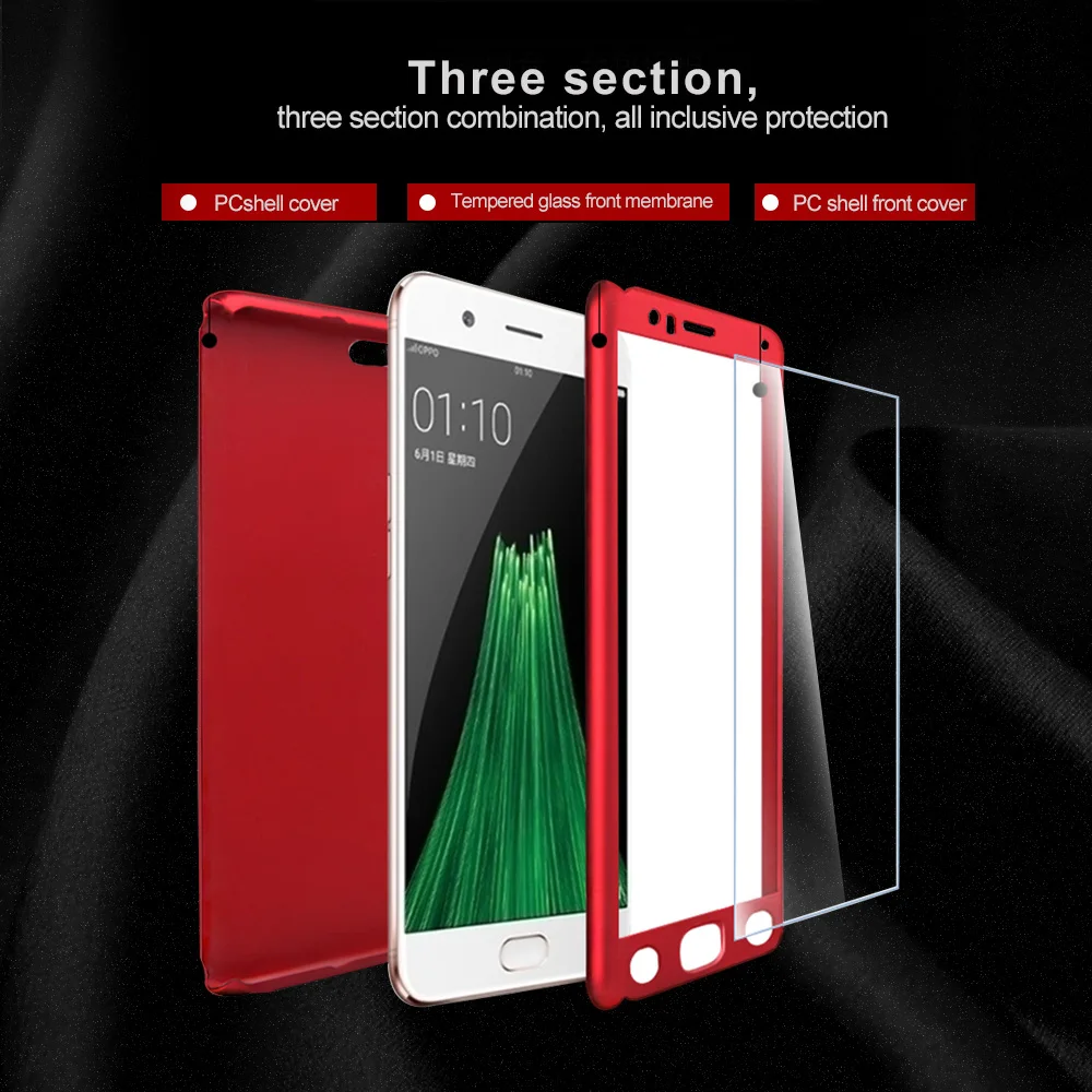 Proelio For Xiaomi Redmi Note 4 4X 4A 4 Pro Note 5A Case 360 Full Cover Coque For Xiaomi Mi A1 5X 5S Plus Mi Mix 2 Max Mi6 Case (19)