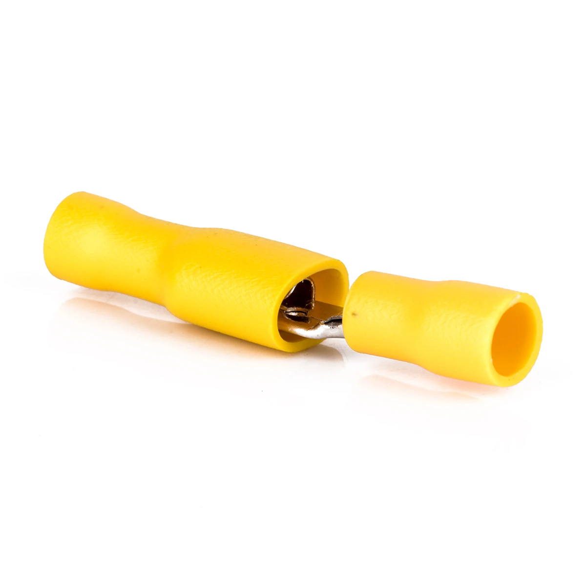 50pcs Male & 50pcs Female Spade Blade Connectors Insulated Wire Crimp Terminal Yellow