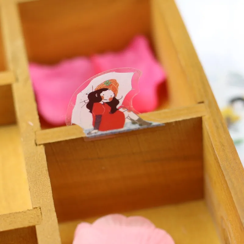 6 листов/лот милая девочка Корея декоративные наклейки дневник в стиле Скрапбукинг блокнот кавайные канцелярские принадлежности Школьные принадлежности