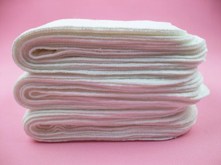 3 слоя хлопка Многоразовые детские подгузники тканевые подгузники, вставка хлопок можно стирать продукция по уходу за младенцами для детская кровать продукты 5 шт