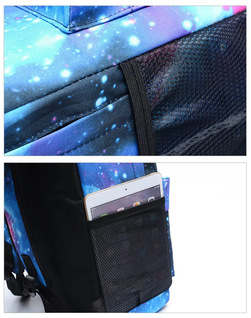 Luminous Teenage Backpack Boys Girls School Bags C Ronaldo Printing Schoolbags Night Rucksack Satchel Mochila BP0257 (1)