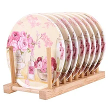 Стойка для слива сосен многофункциональная кухонная посуда стойка из цельного дерева сушилка для капель деревянная чаша и подставка для посуды держатель для хранения