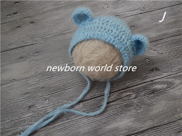 Детская шапочка; реквизит для фотосъемки новорожденных; мохеровая шапочка. Фотофон с изображением мультяшной шляпы