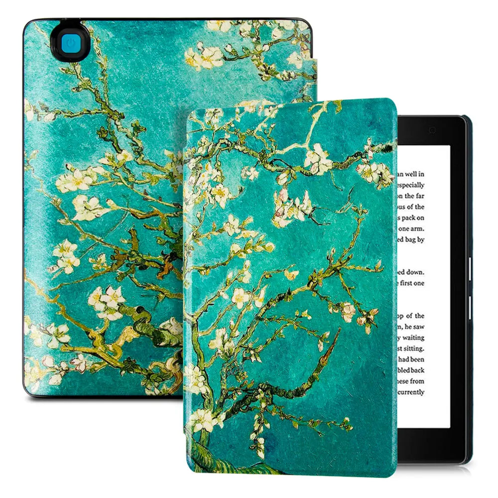 

BOZHUORUI Case for 6.8 Inch Kobo Aura H2O Edition 2 (Model N867-2017)-Ultra Lightweight Smart Shell Cover with Auto Sleep/Wake