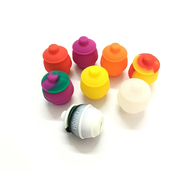 Non stick Silicone Jar 35ml Dab Storage Container For Oil Slicks