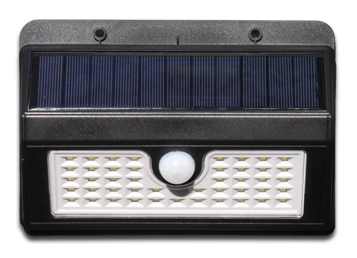Горячая 45led PIR датчик движения Солнечный свет открытый сад стены водонепроницаемый свет солнечной энергии лампы
