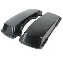 Uppainted Saddlebag Lid Upper Covers For Harley Road King Softail Glide Ultra