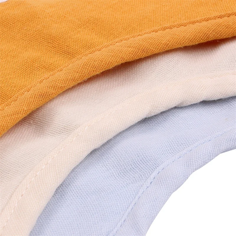 3 PCS Cute Baby Girls Bib Gauze Cotton Baby Bibs For Girl Fashion Decoration Fake Collar Saliva Mouth Towel Baby Girls Clothing  (42)