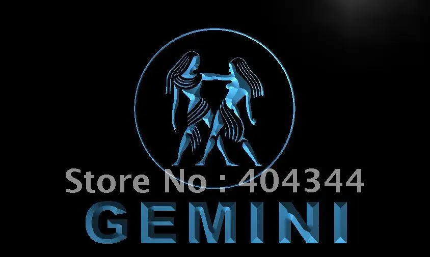 

LK449- Gemini ZODIAC Astrology Bar Beer LED Neon Light Sign