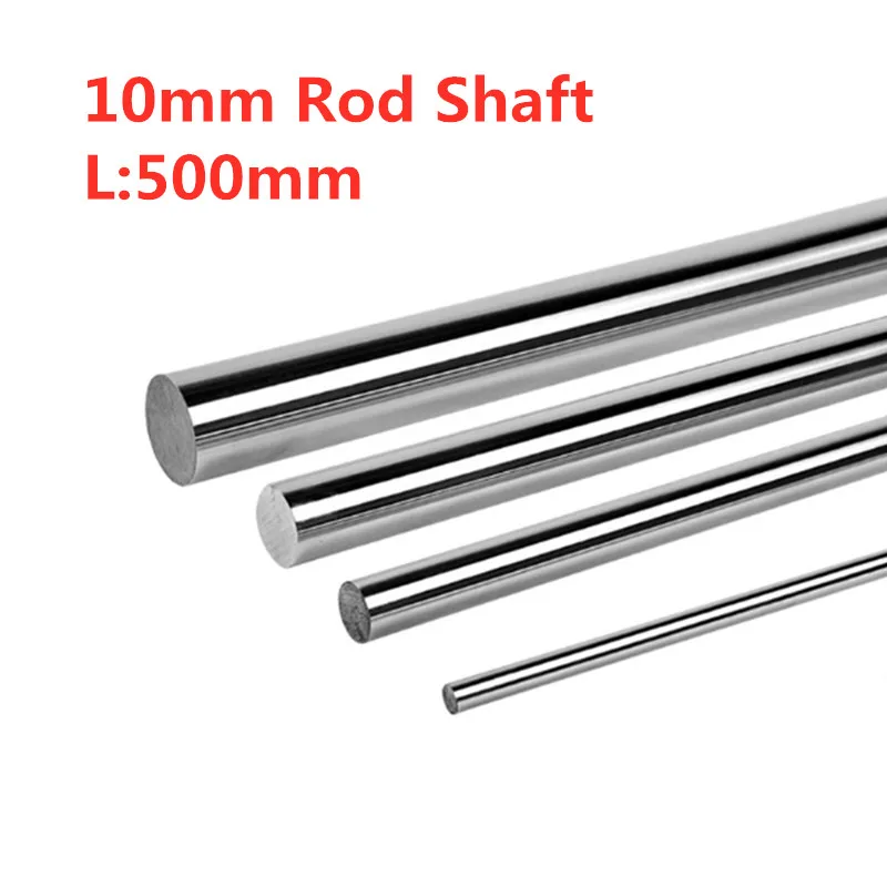 

2pcs 3D Printer Parts Smooth Axis Optical Axis Multi-Axis Length Option Any Length Custom 500mm CNC Chrome Diameter 10mm