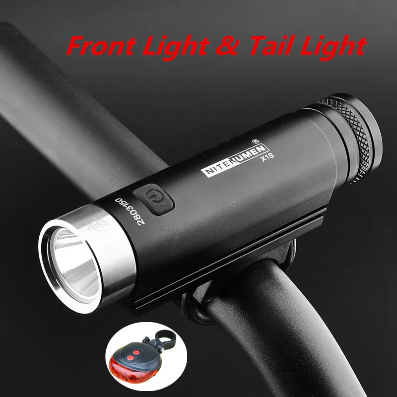 

Usb RechargeableXM-L2 Bike Light Front Handlebar Cycling Led Light Built-in Battery Bicycle Accessories&Tail Light