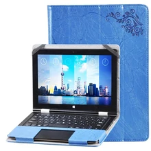 Luxury Folio Stand Flower Printing Pattern PU Leather Keyboard Case Cover For Voyo VBook V1 10.1 inch Tablet