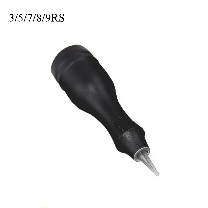 

Cartridge Needles Permanent Makeup Tattoo Body Art 20Pcs RS Black Shell Eyebrow Lip Eyeliner Beauty Disposable Machine Needles