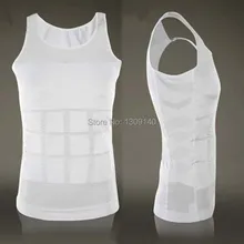 Slim Vest Lift For Men Brand as seen on tv Men’s Slimming Body Shaper S,M,L,XL,XXL waist abdomen less beer belly underwear B076