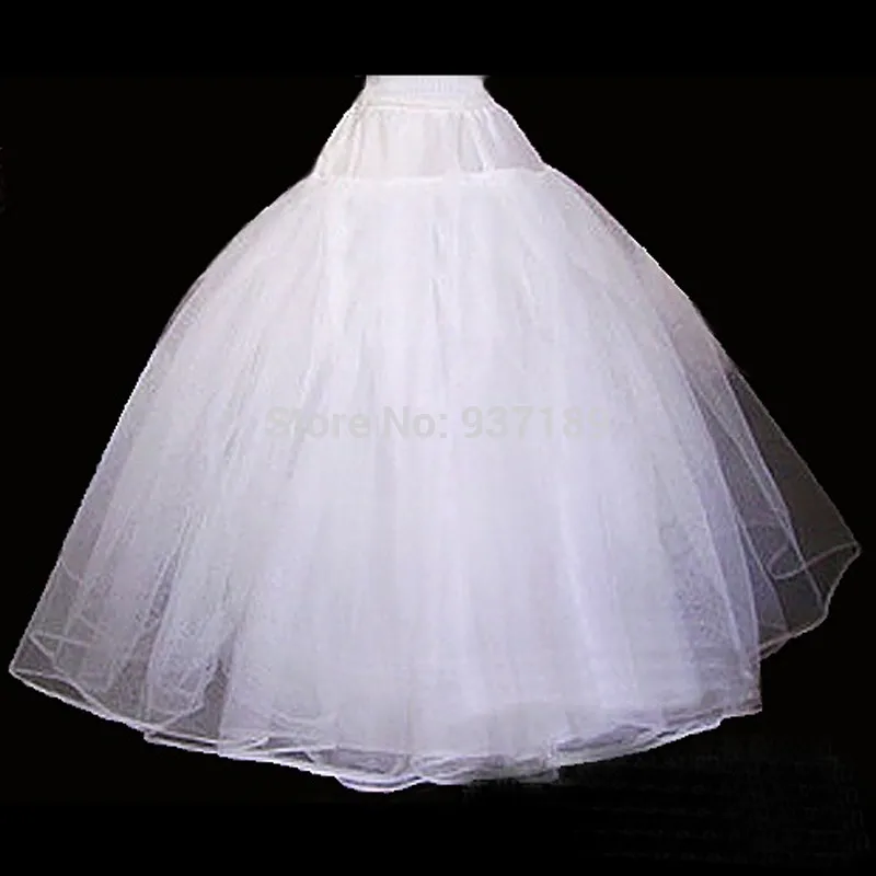 

2019 Real Vestido De Noiva Ball Dress High Quality Oversize Wedding Gown Crinoline Petticoat Slip Organza Skirt Elastic Waist