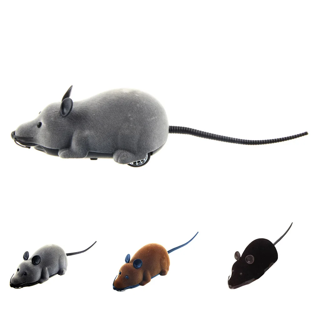 Wireless Mock Prank Scary Fake Rat RC Mouse Party Toy Simulation Bugs