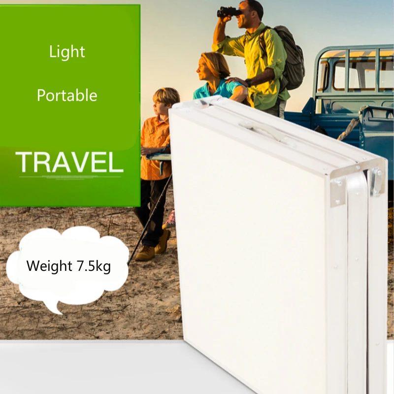  Lengthen Simple Style Outdoor Multipurpose Table Foldable Lifted Portable Camping Desk with Stool S