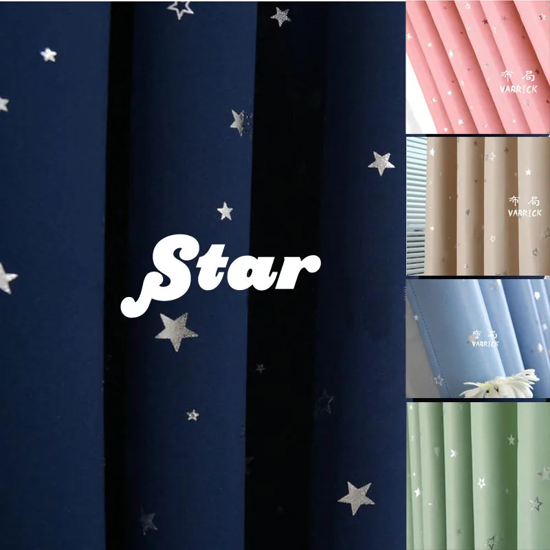 100% blackout eco friendly curtains cortinas para sala for children room living flat window drape rideau | Дом и сад