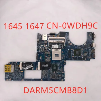 

High quality for 1645 1647 laptop motherboard DARM5CMB8D1 CN-0WDH9C 0WDH9C WDH9CREV:D Y509R PM55 SLH23 1GB 100% fully tested ok