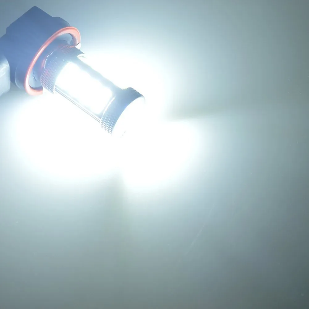 

H8/H11 4014 12V High Power LED Car Driving Fog Light Bulbs 6000K 92SMD 6 Colors White/Ice Blue/Blue/Pink/Red/Yellow