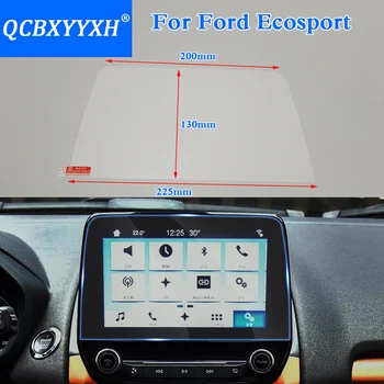 

QCBXYYXH Car Styling GPS Navigation Screen Glass Protective Film For Ford Ecosport 2018 2019 Control of LCD Screen Car Sticker